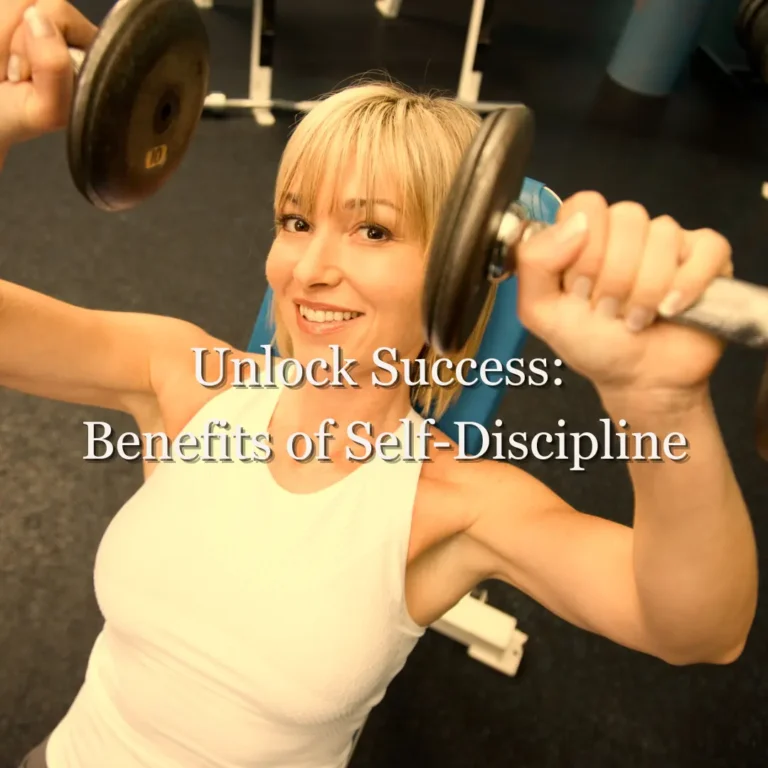 benefits of self-discipline