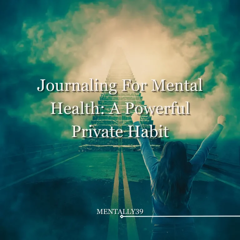 journaling for mental health