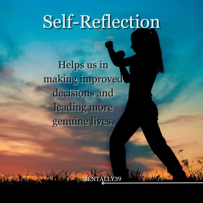 self-reflection woman exercising against a sunset