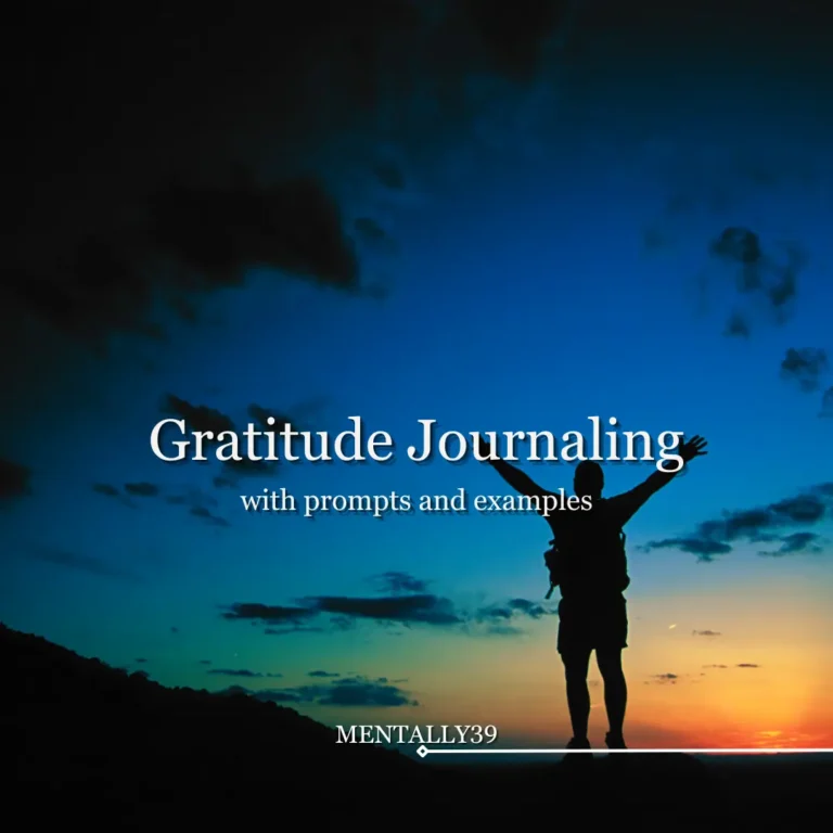 gratitude journaling examples