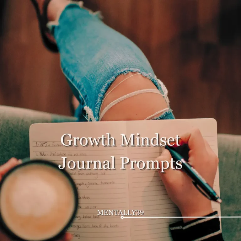 growth mindset journal prompts